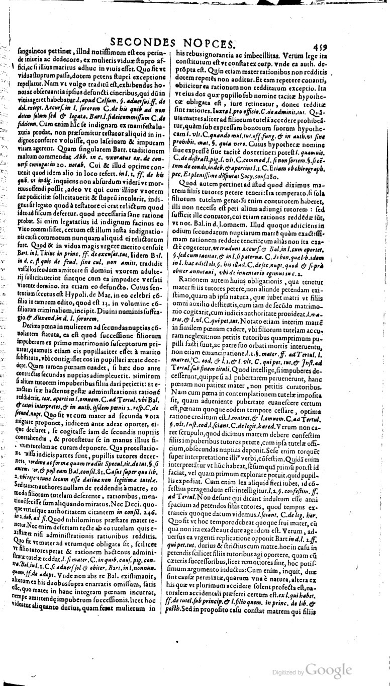 1629 - Veuve Nicolas Buon - Trésor du droit français (21754 T. 3) - BM Lyon