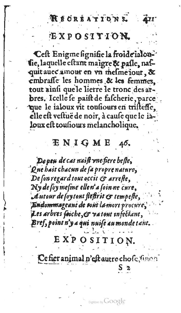 1627 - Jean Delamare - Trésor des récréations - BSB Munich