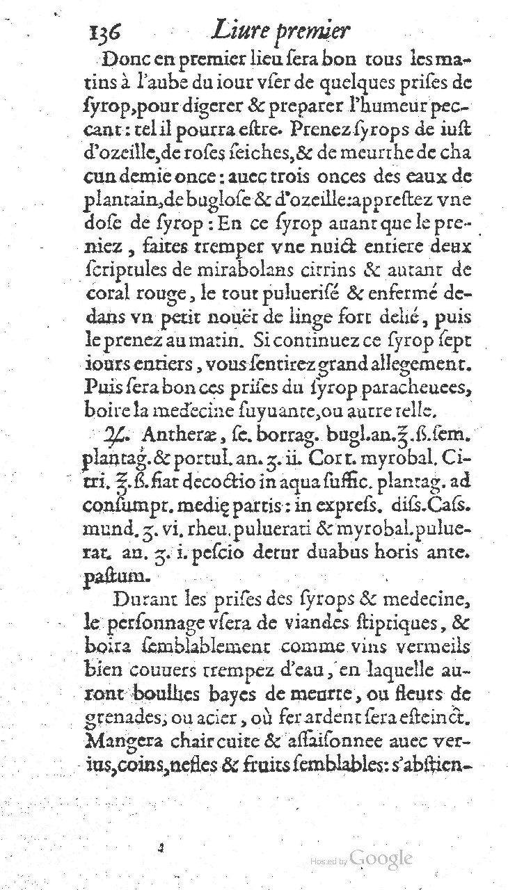 1585 - Jacques du Puis - Trésor des remèdes secrets pour les maladies des femmes - BnF