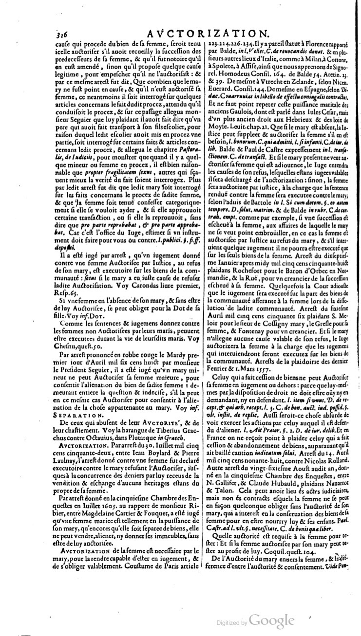 1629 - Veuve Nicolas Buon - Trésor du droit français (21754 T. 1) - BM Lyon