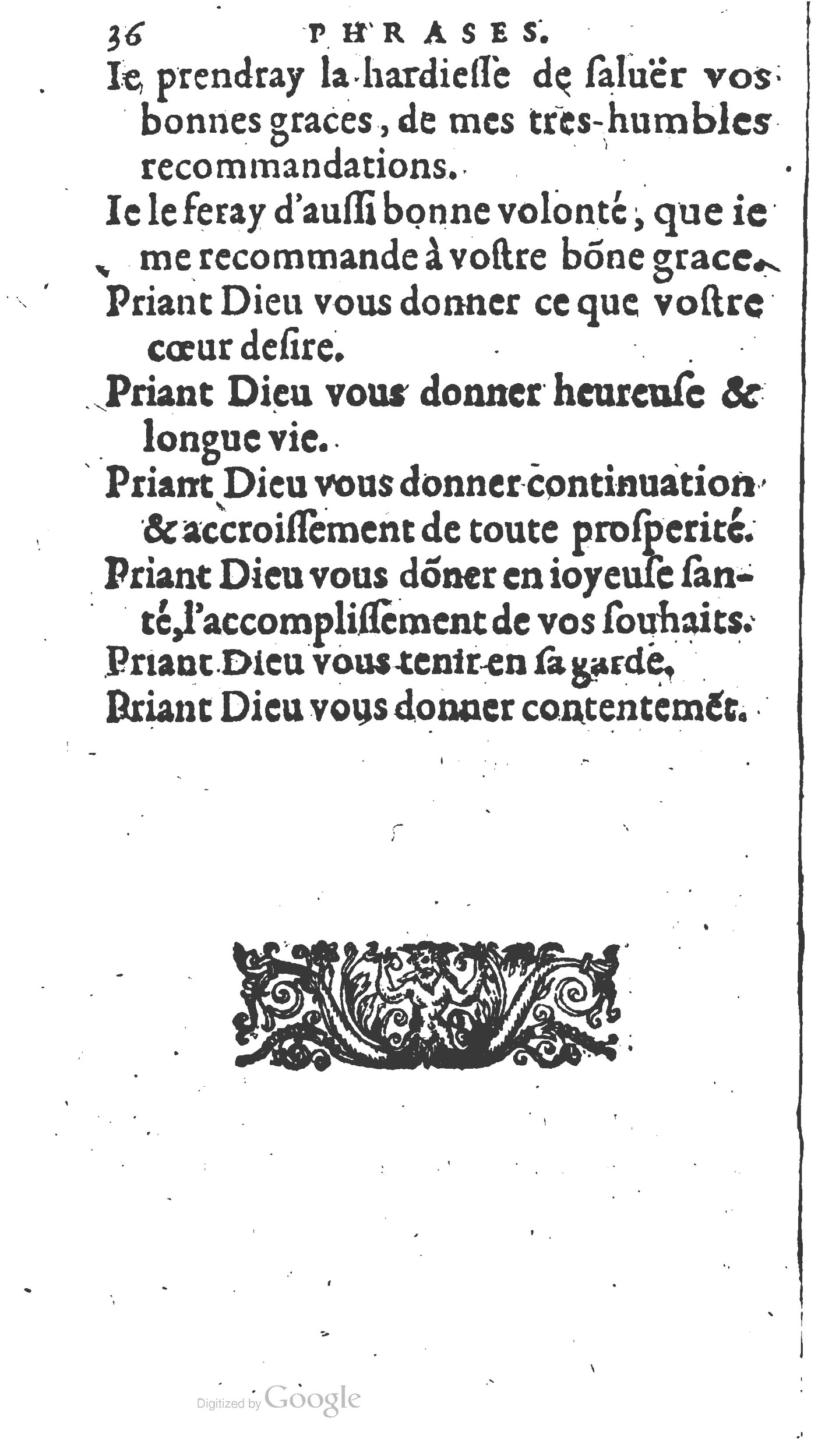 1604 - Fleury Bourriquant - Nouveau Trésor des secrétaires - British Library