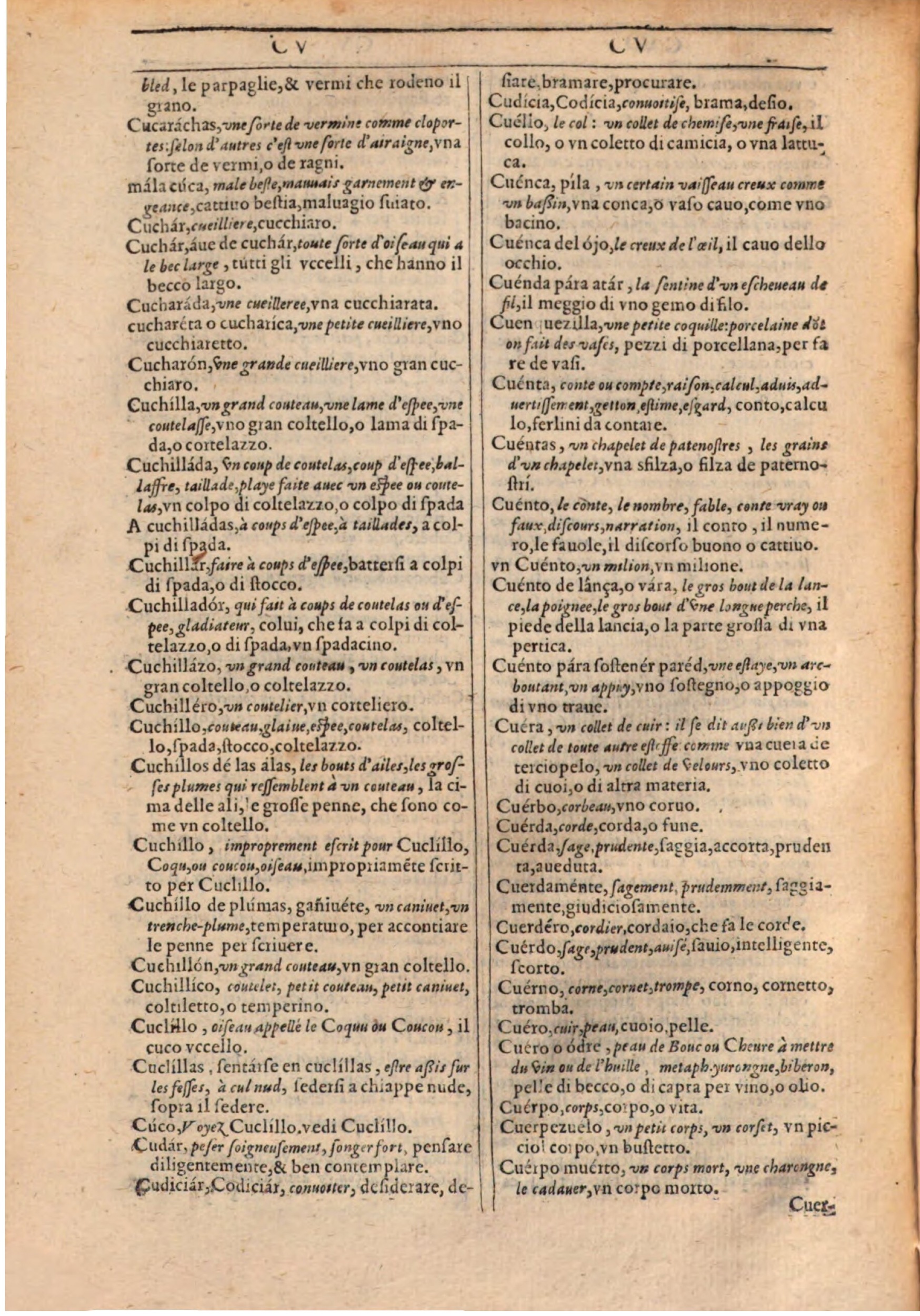 1609 - Philippe Albert et Alexandre Pernet - Trésor des trois langues française, italienne et espagnole (Première partie) - BSB Munich 1609 - Philippe Albert et Alexandre Pernet - Trésor des trois langues française, italienne et espagnole (Première partie) - BSB Munich