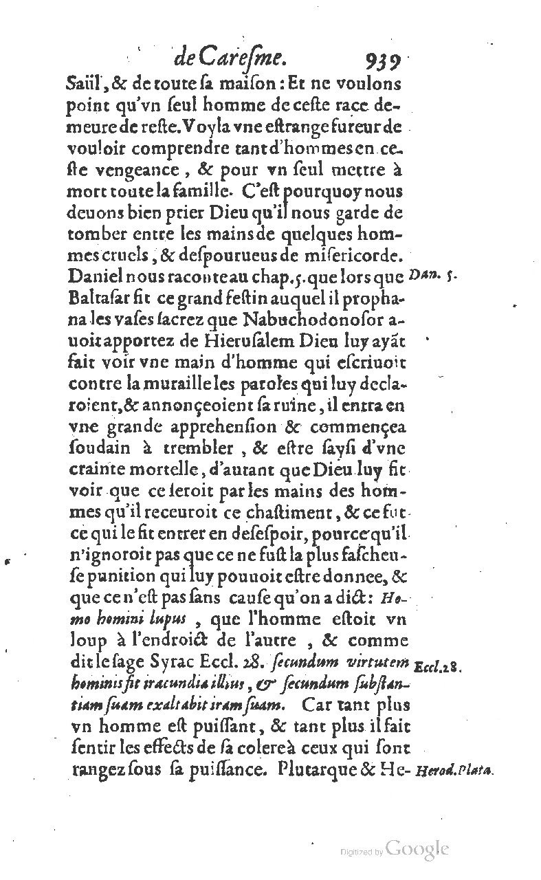 1607 - Nicolas Du Fossé - Trésor quadragésimal - T 01 - BM Lyon 1607 - Nicolas Du Fossé - Trésor quadragésimal - T 01 - BM Lyon