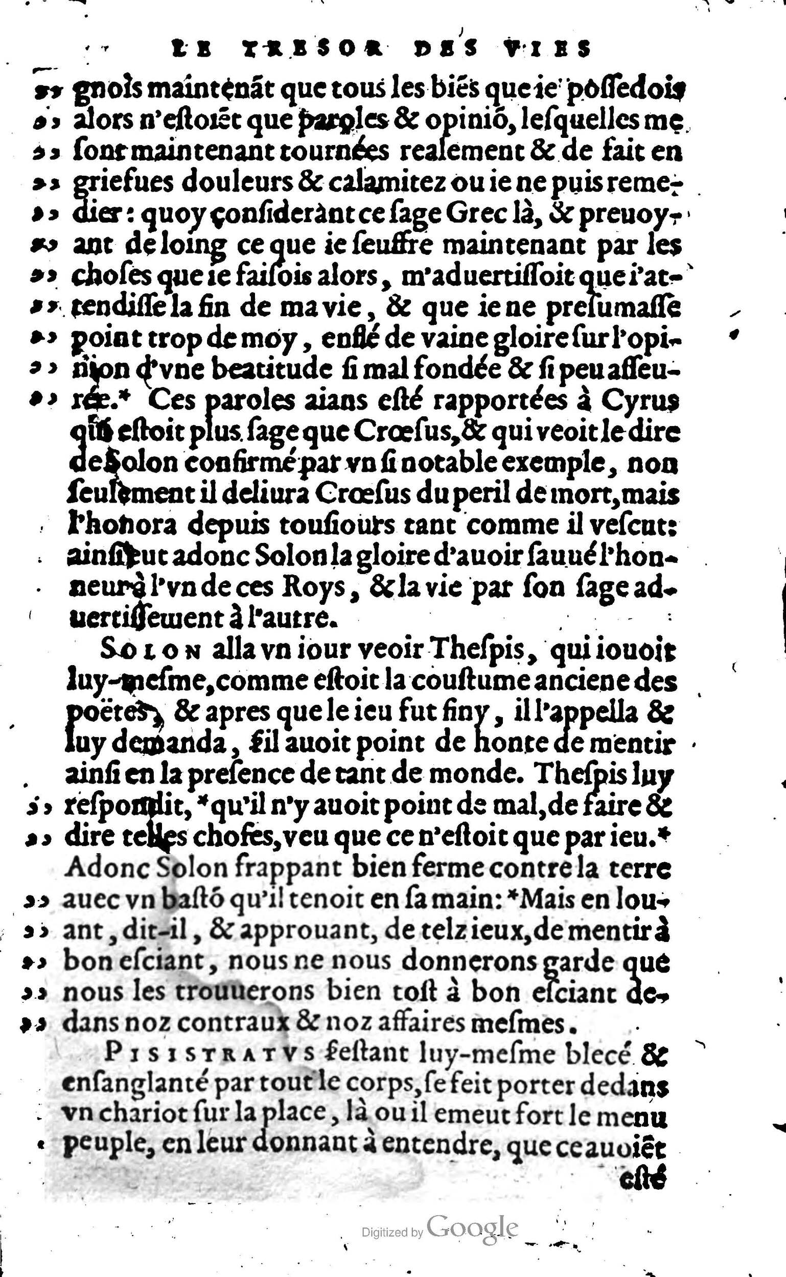 1568 - Willem Silvius - Trésor des vies de Plutarque - Anvers Plantin-Moretus