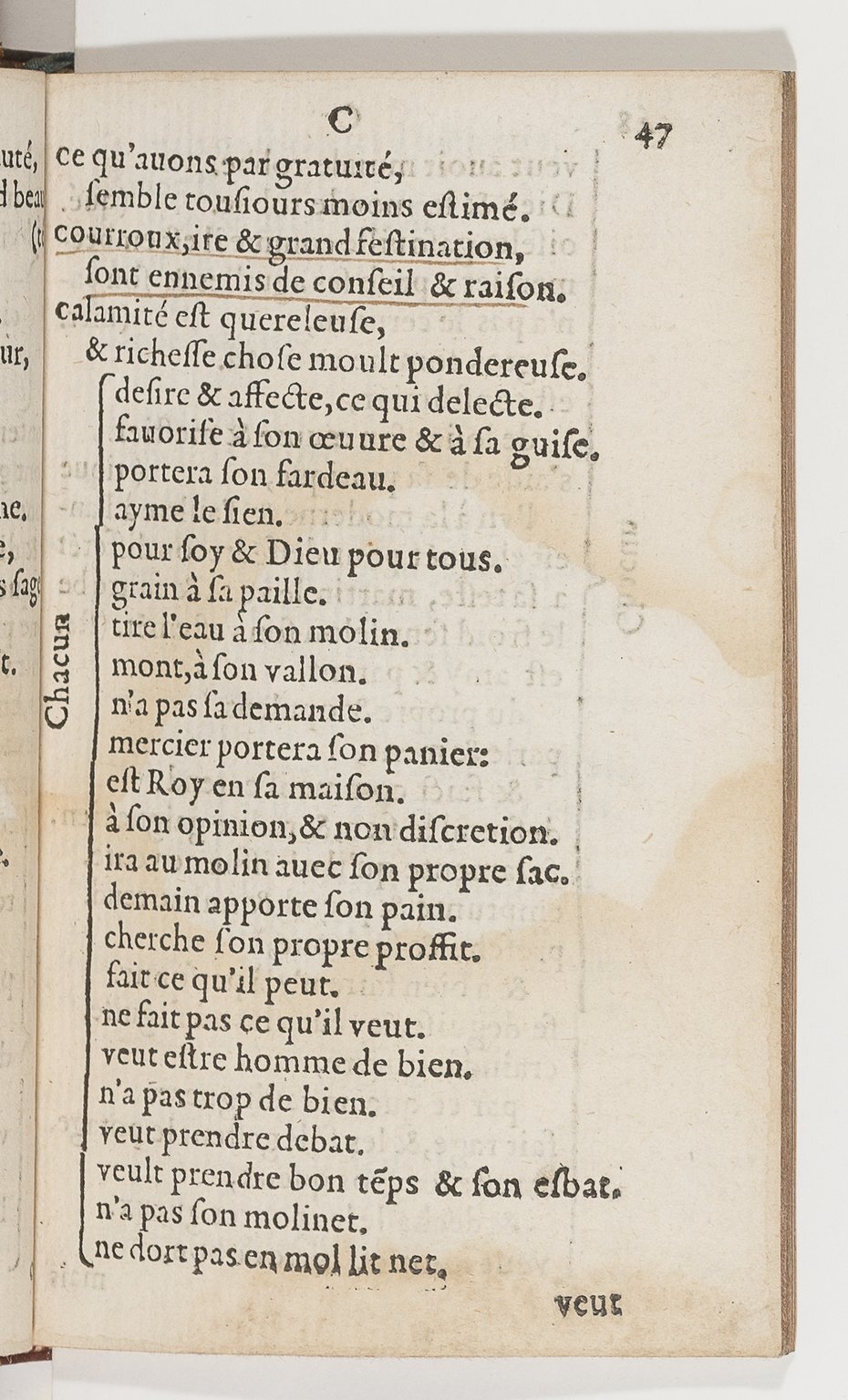 1577 - Jean d’Ogerolles - Trésor de sentences dorées - BnF Arsenal