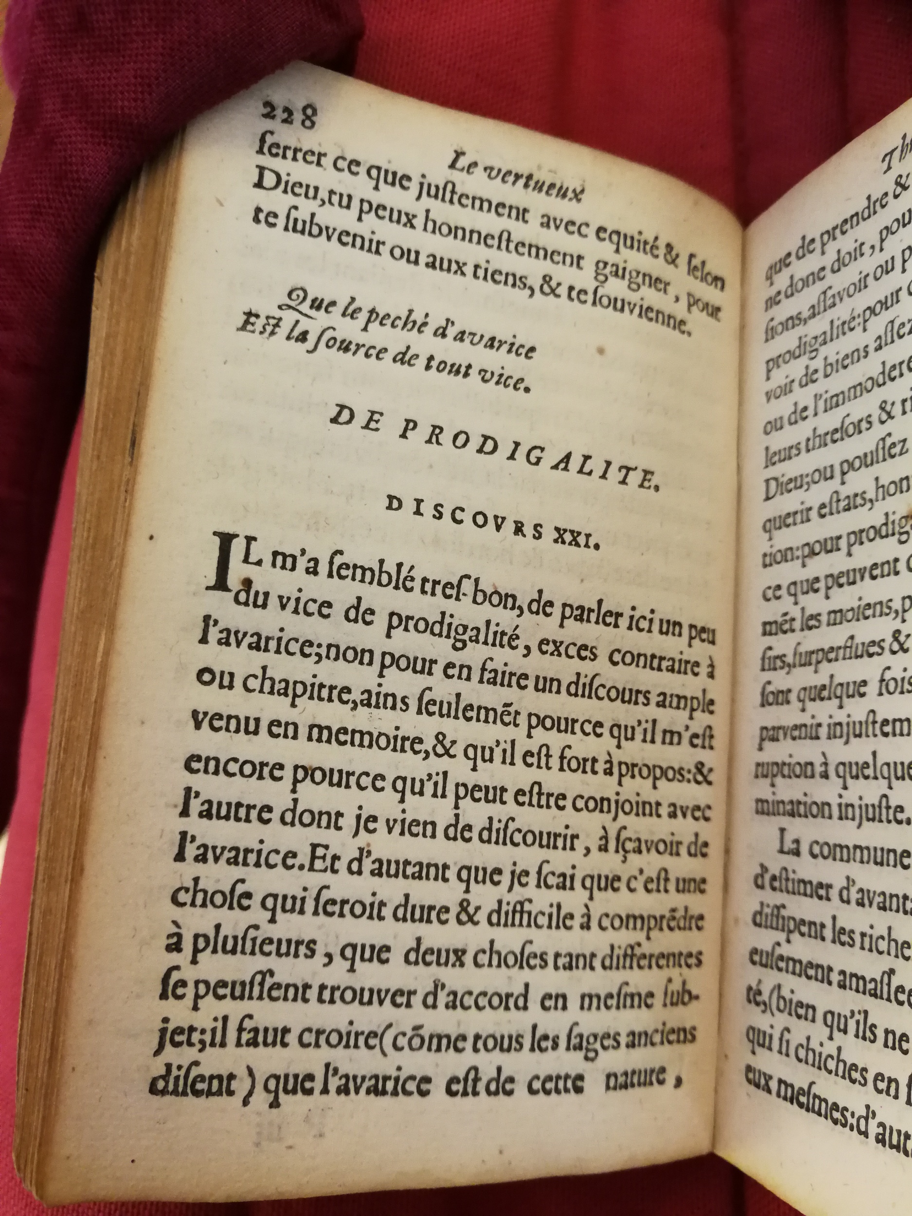 1599 - Thomas Portau - Vertueux trésor - Bibliothèque Sainte-Geneviève