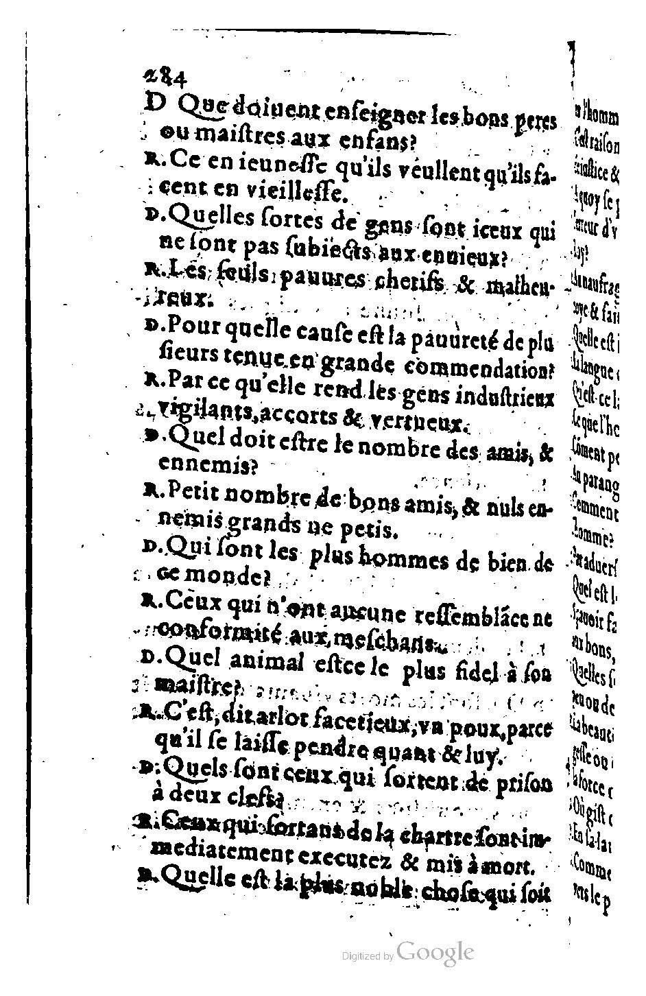 1582 - Nicolas Bonfons - Trésor des sentences dorées - BM Lyon