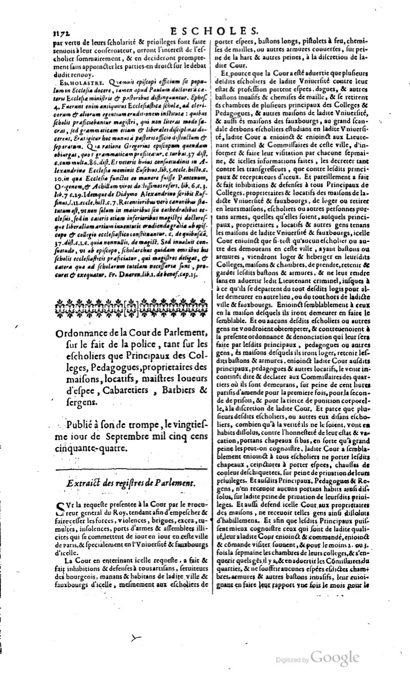 1629 - Veuve Nicolas Buon - Trésor du droit français (29620 T. 1) - BM Lyon
