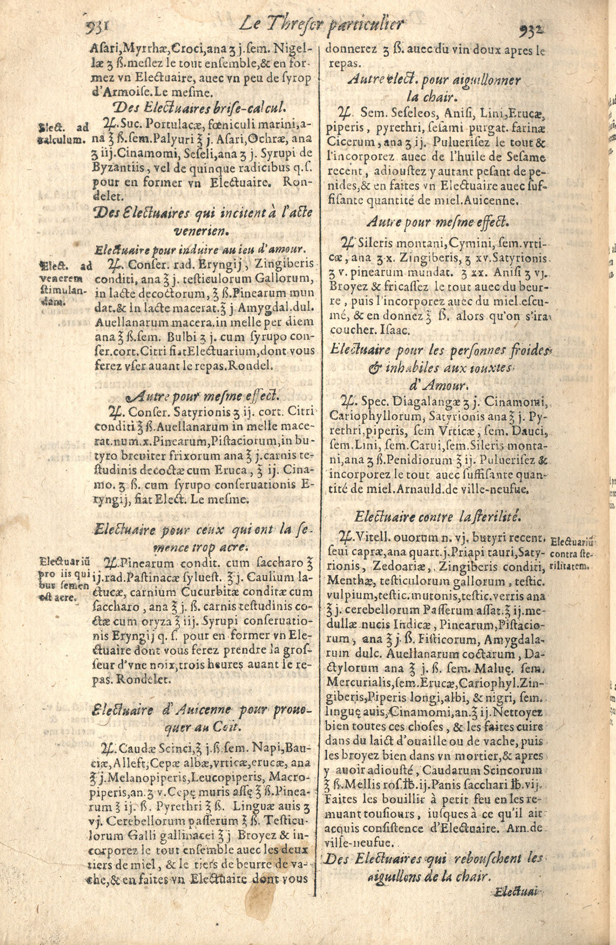1610 - Étienne Gamonet - Grand Trésor ou dispensaire - CESR Tours