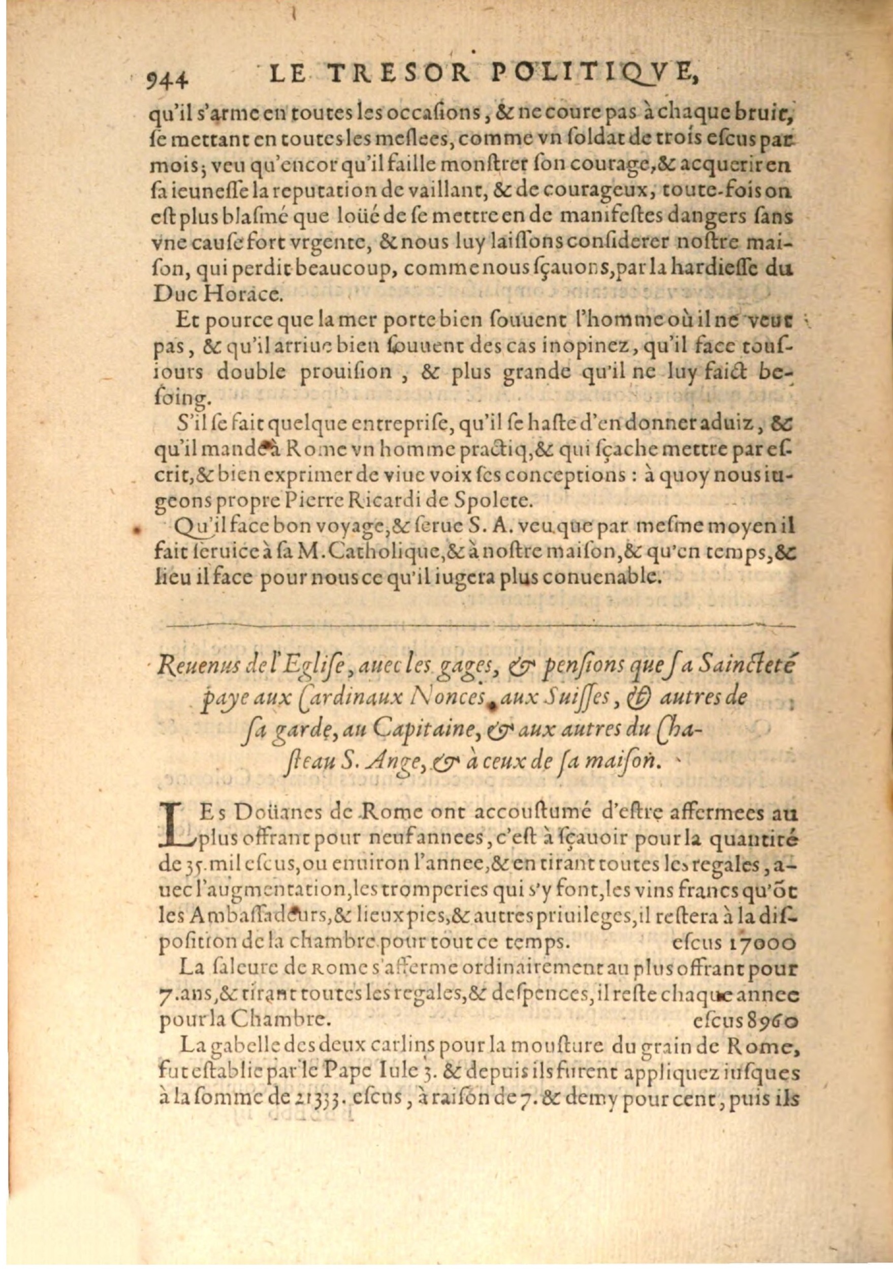 1608 - Nicolas Du Fossé - Trésor politique - BSB Munich