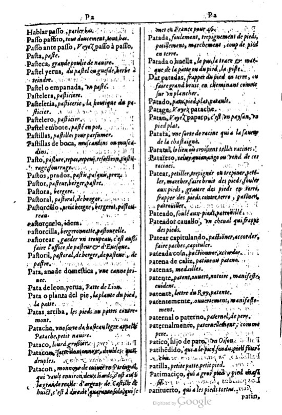 1616 - Veuve Marc Orry - Trésor des deux langues espagnole et française (Première et Seconde parties) - BM Lyon
