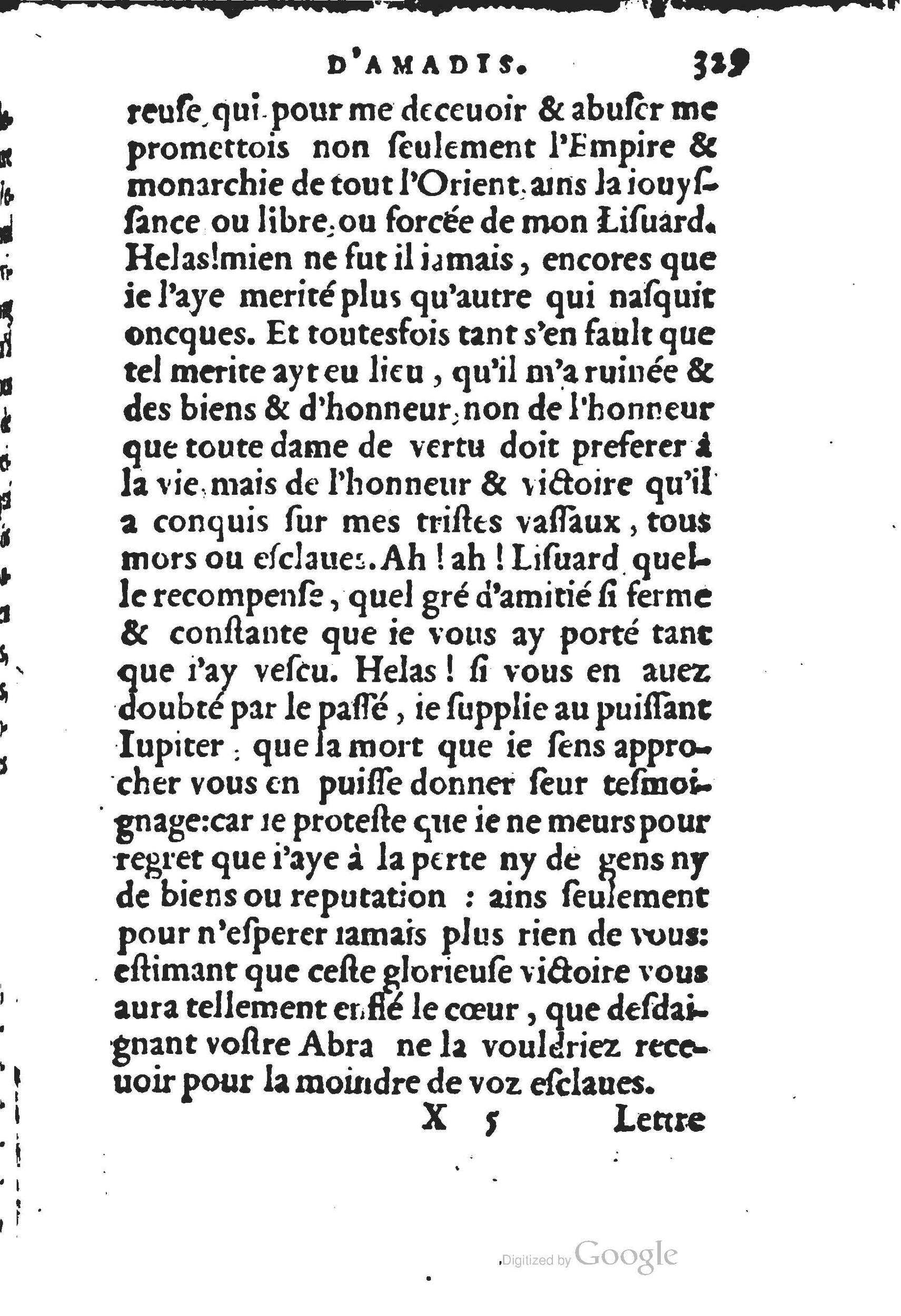 1560 - Jean d’Ogerolles et Gabriel Cotier Lyon - Trésor des Amadis - BSB Munich