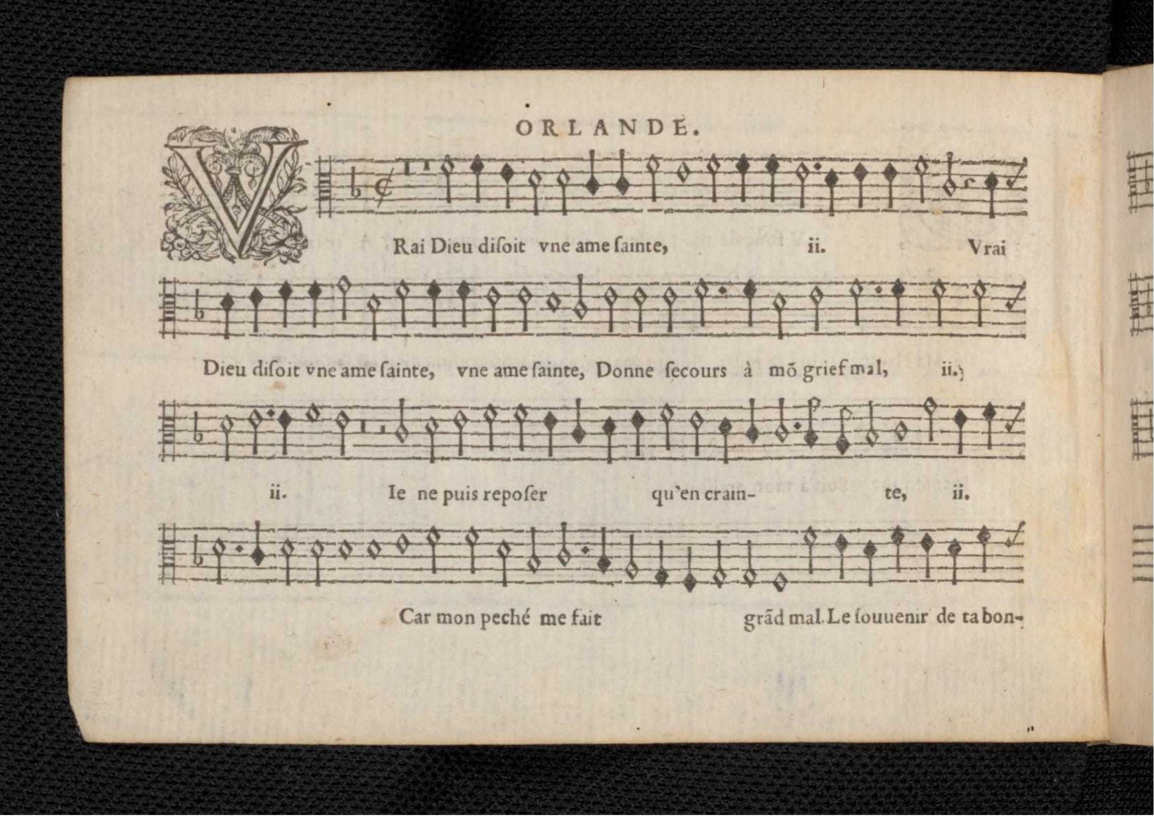 1576 - [Pierre de Saint-André] - Trésor de musique d’Orlande de Lassus Tenor - KBR Bruxelles