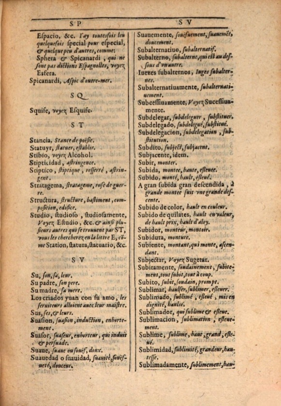 1607 - Marc Orry - Trésor des deux langues espagnole et française (Première et Seconde parties) - ÖNB Wien