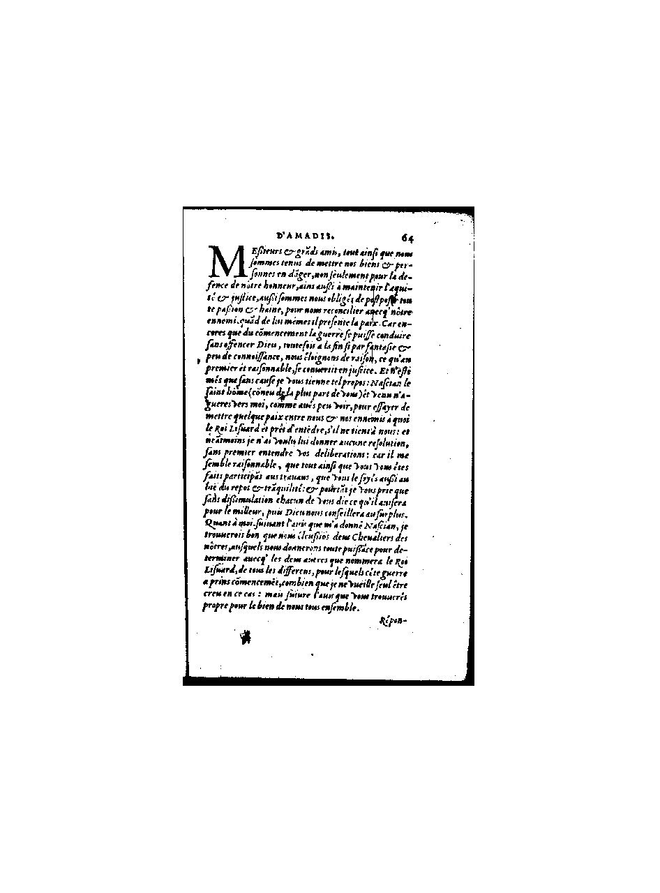 1560 - Christophe Plantin - Trésor des Amadis - BnF