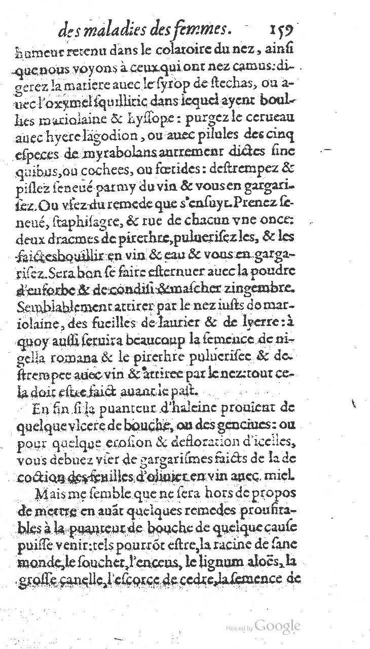 1585 - Jacques du Puis - Trésor des remèdes secrets pour les maladies des femmes - BnF