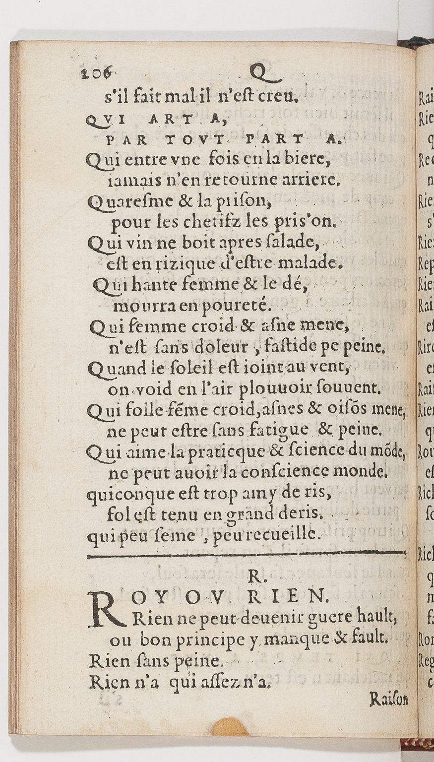 1577 - Jean d’Ogerolles - Trésor de sentences dorées - BnF Arsenal