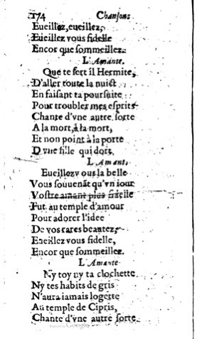 1623 - Jacques Cailloüé - Trésor ou recueil des chansons amoureuses - British Library