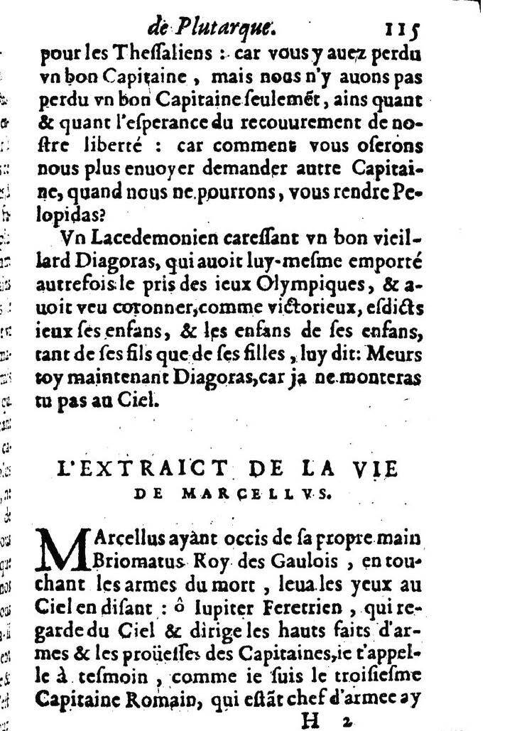 1611 - Pierre Rigaud - Trésor des vies de Plutarque - BM Lyon