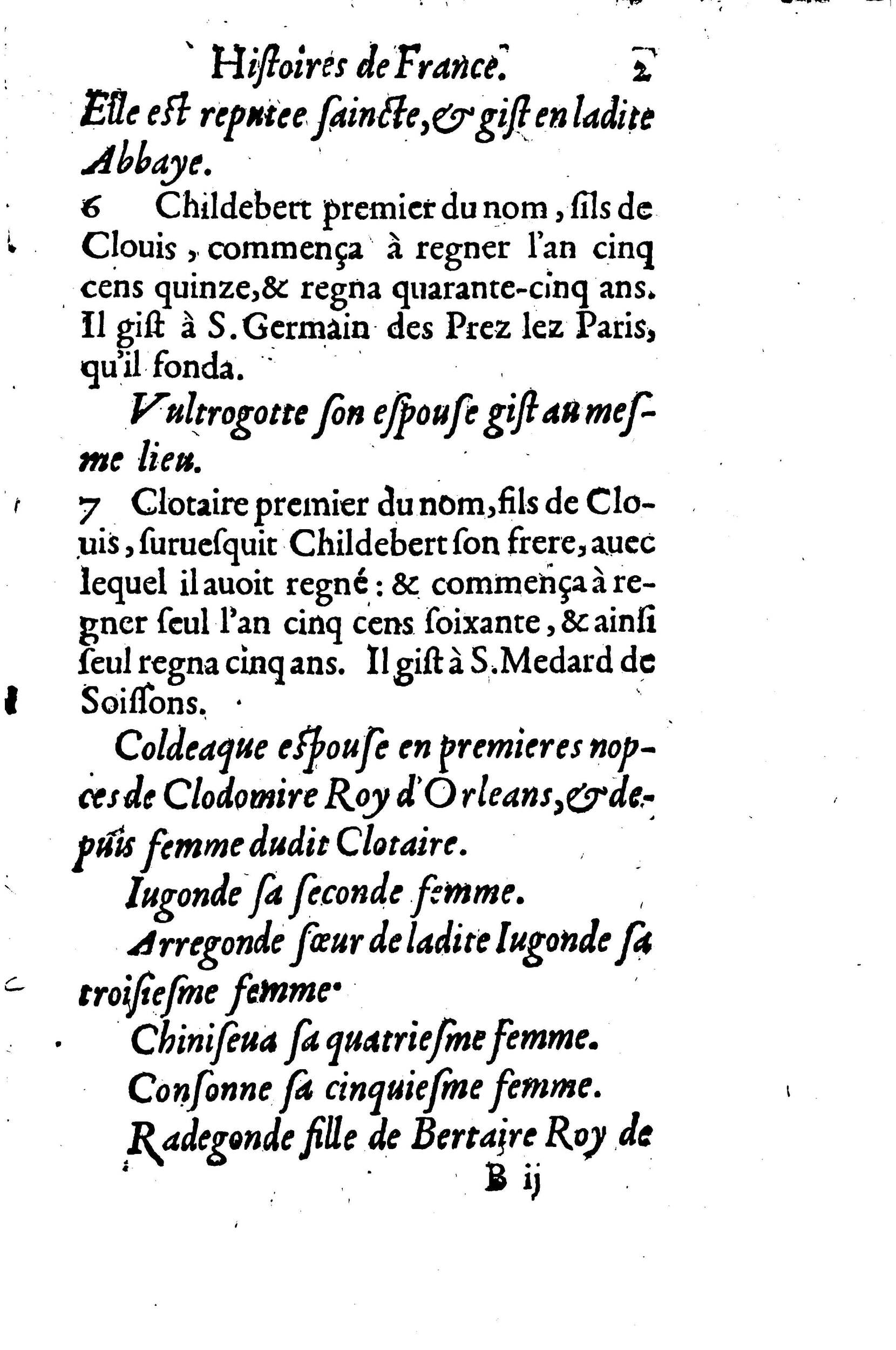 1633 - Jean Corrozet - Trésor des histoires de France - BM Lyon 1633 - Jean Corrozet - Trésor des histoires de France - BM Lyon