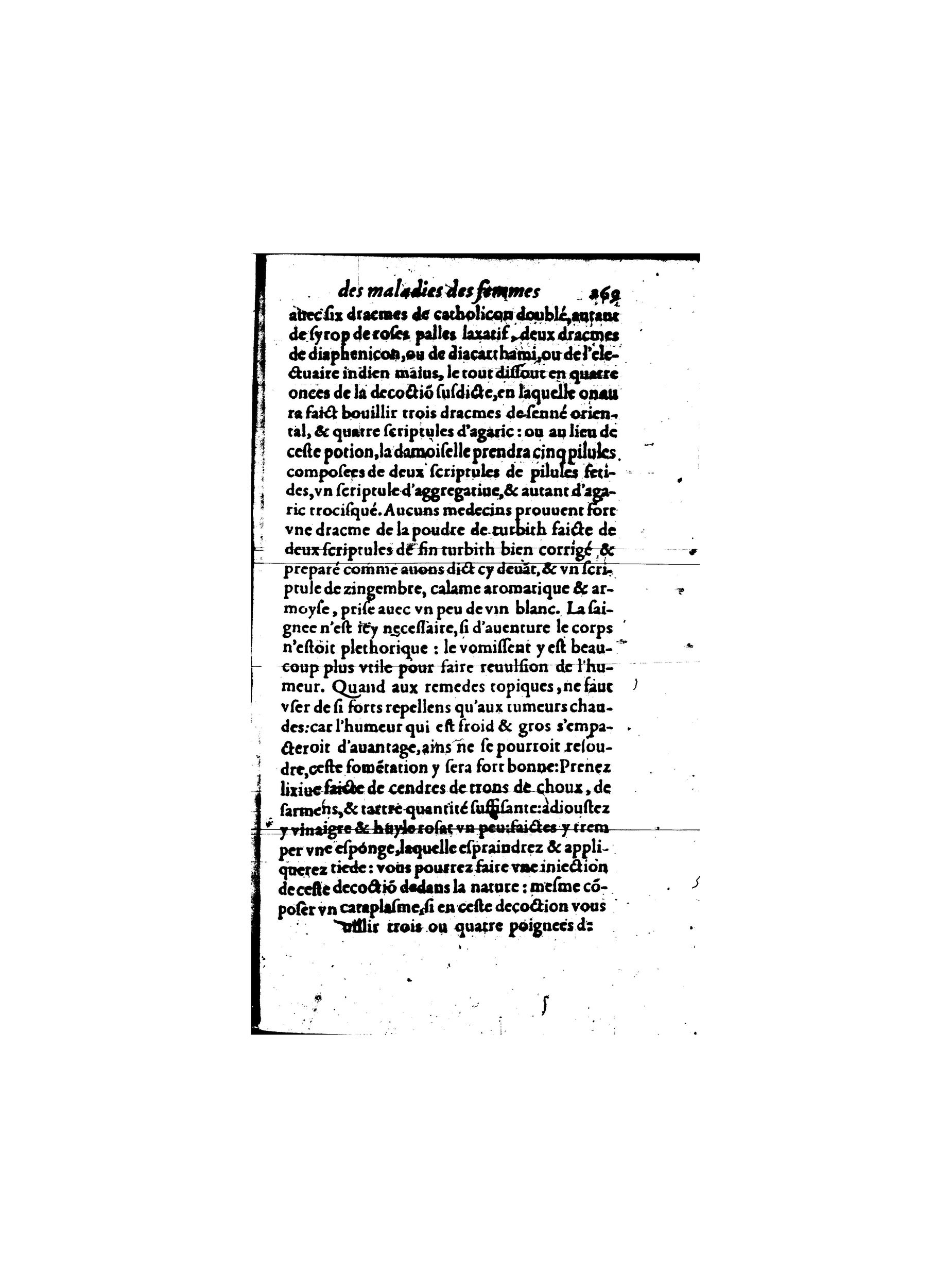 1587 - Jacques du Puis - Trésor des remèdes secrets pour les maladies des femmes - BnF
