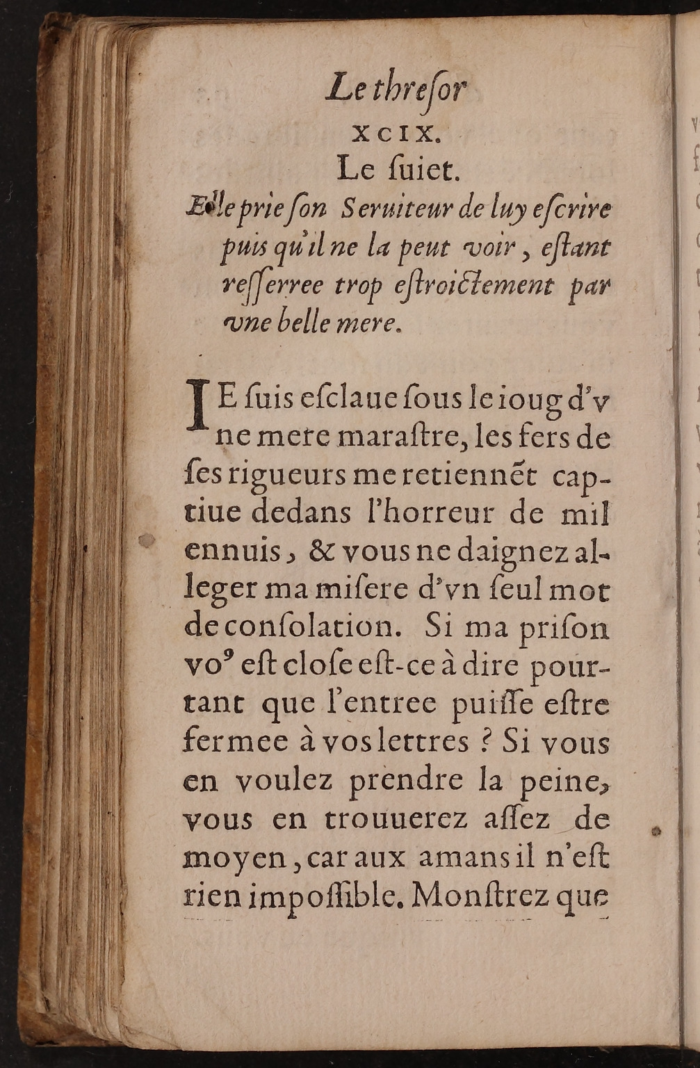1597 - Matthieu Guillemot - Trésor d’amour - BnF Arsenal