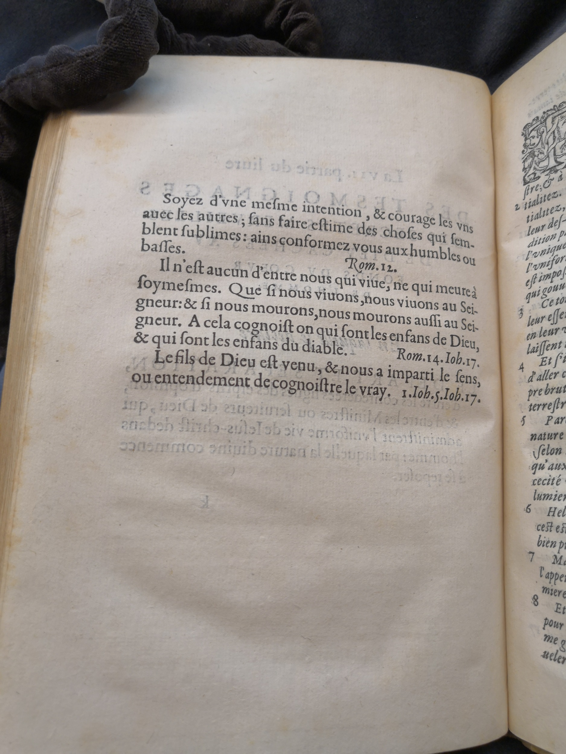1581c. - Christophe Plantin - Le Livre des témoignages du Trésor caché au champ (Livres 2, 4, 6 et 7) - Anvers Musée Plantin Moretus