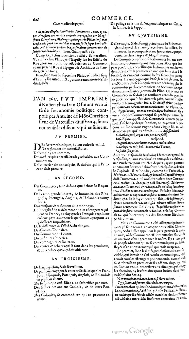 1629 - Veuve Nicolas Buon - Trésor du droit français (29620 T. 1) - BM Lyon 1629 - Veuve Nicolas Buon - Trésor du droit français (29620 T. 1) - BM Lyon