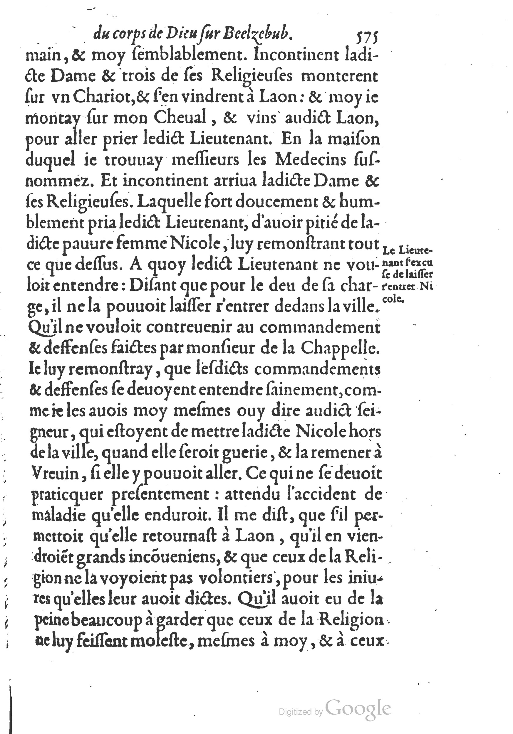 1578 - Nicolas Chesneau - Trésor et entière histoire de la triomphante victoire du corps de Dieu sur l’esprit malin - British Library 1578 - Nicolas Chesneau - Trésor et entière histoire de la triomphante victoire du corps de Dieu sur l’esprit malin - British Library