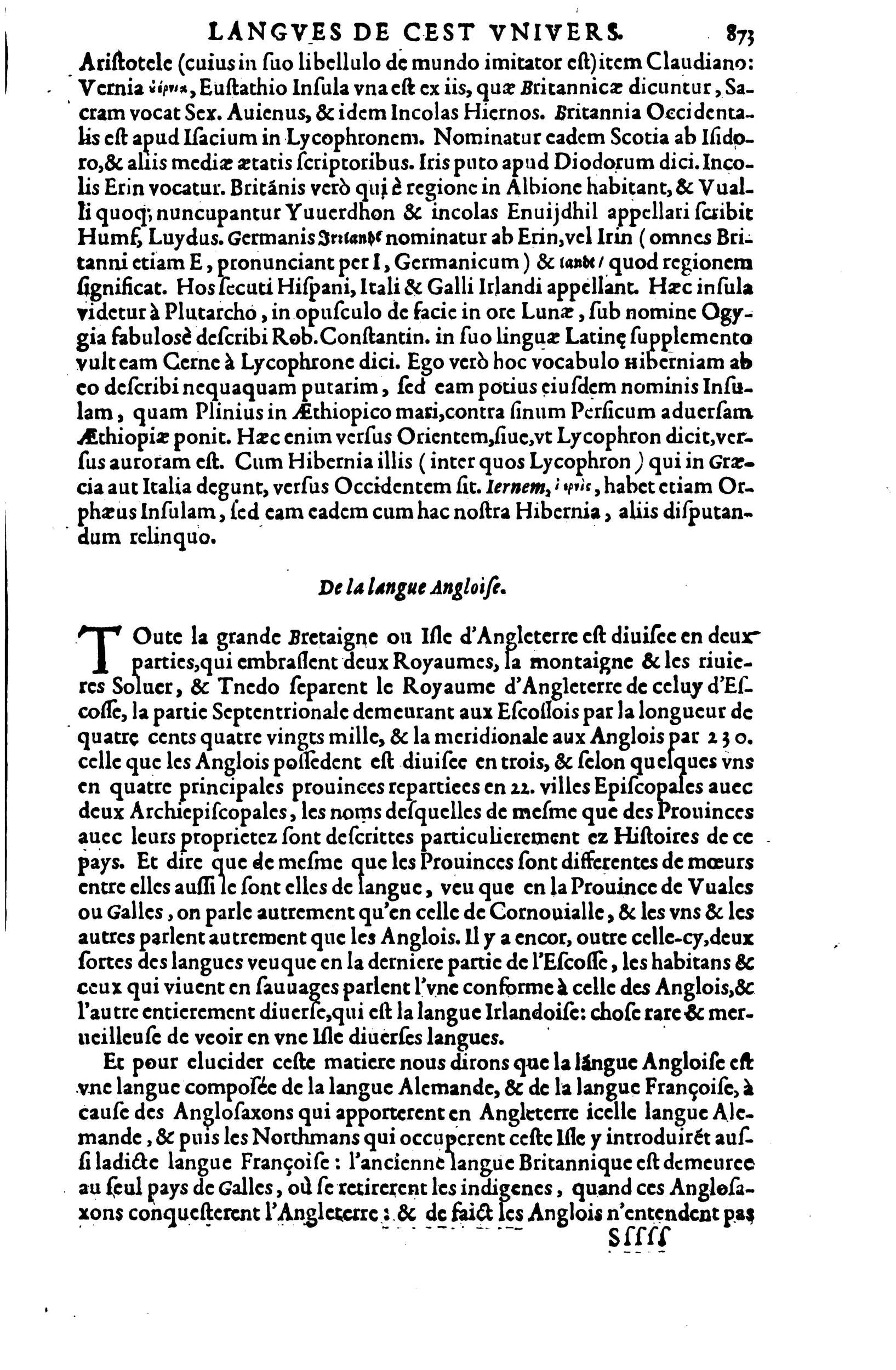1608 - Nicolas Du Fossé - Trésor politique - BnF Tolbiac