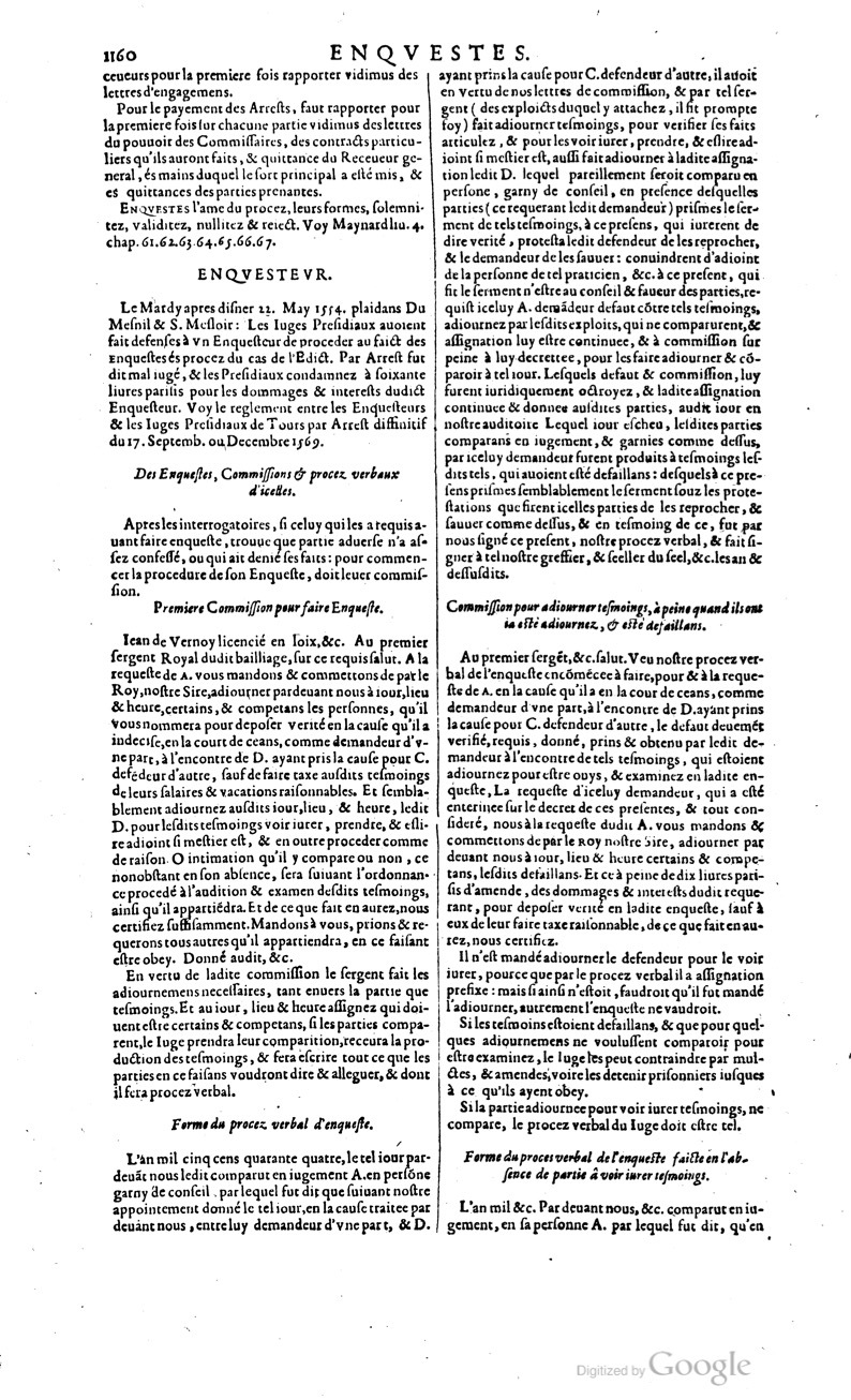 1629 - Veuve Nicolas Buon - Trésor du droit français (29620 T. 1) - BM Lyon