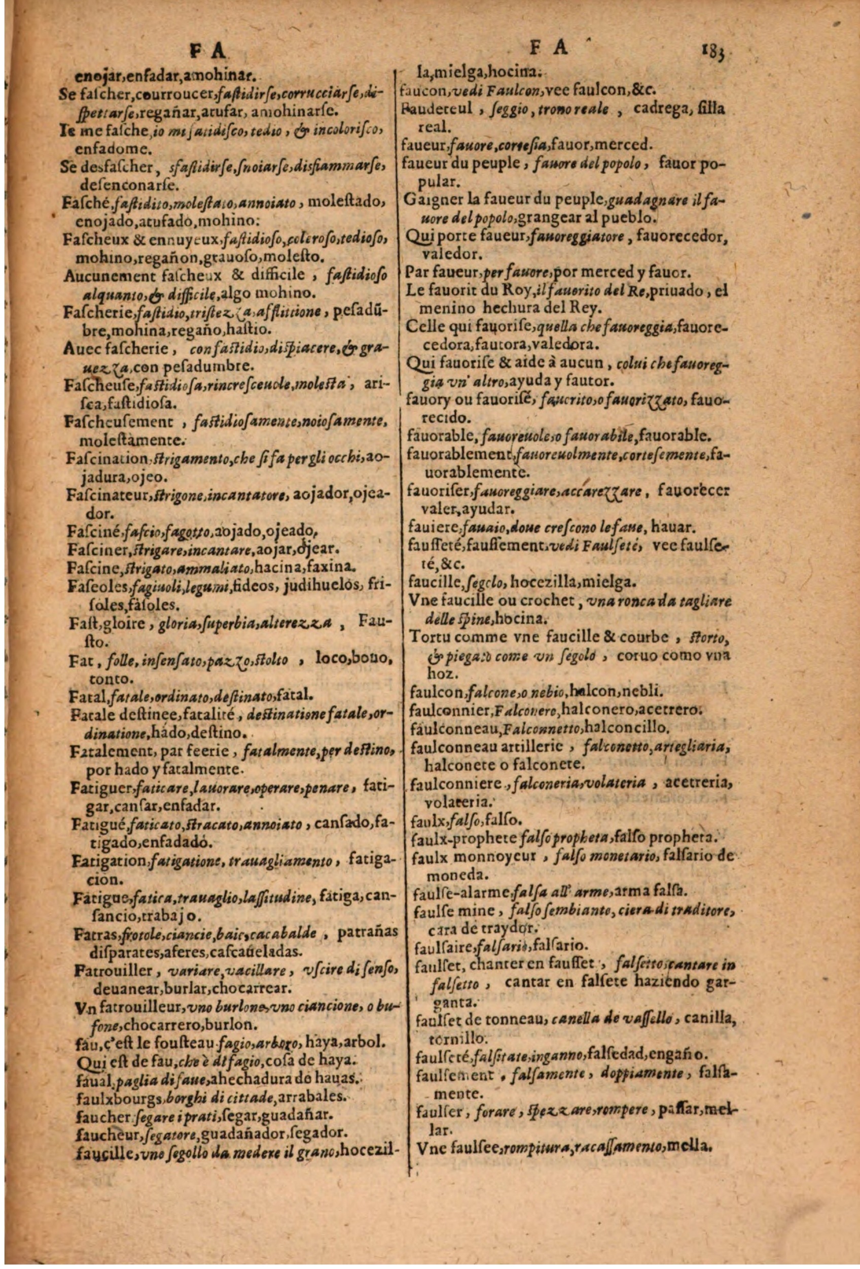 1616 - Pierre de la Rovière - Trésor des trois langues (Seconde partie) - BSB Munich