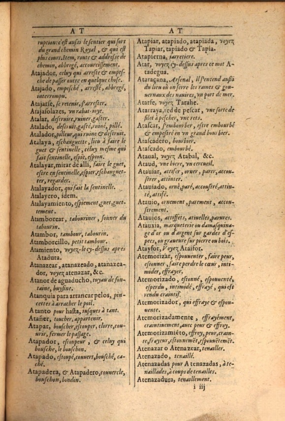 1607 - Marc Orry - Trésor des deux langues espagnole et française (Première et Seconde parties) - ÖNB Wien
