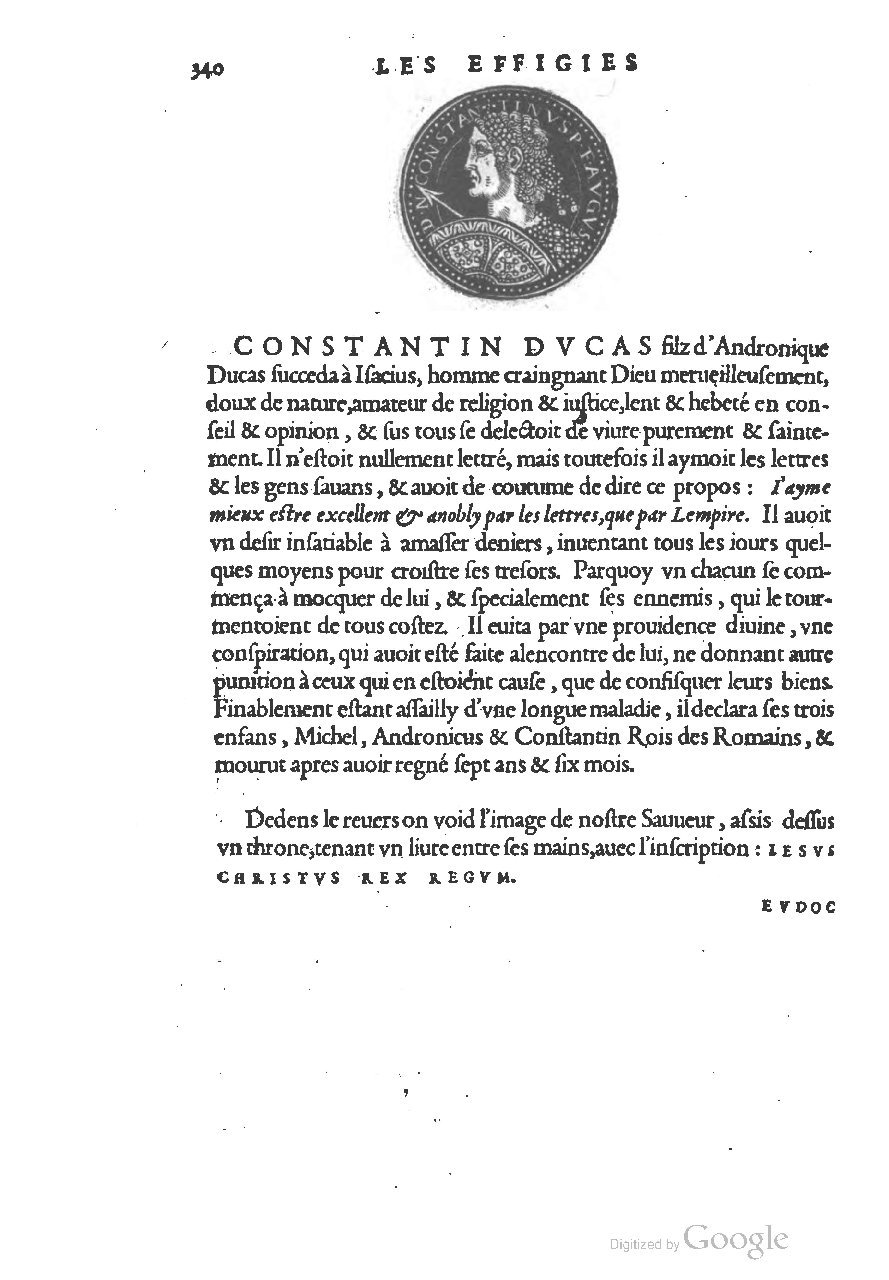 1553 - Jacopo Strada et Thomas Guérin - Épitome du Trésor des antiquités - UGent