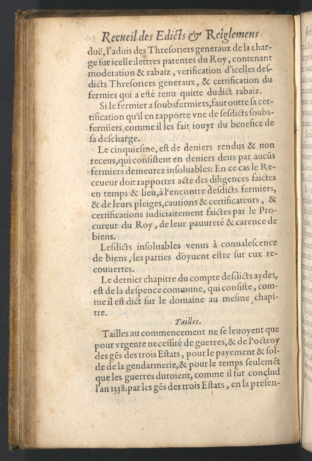 1599 - Claude de Monstr’oeil et Jean Richer - Trésor des instructions des finances - BnF