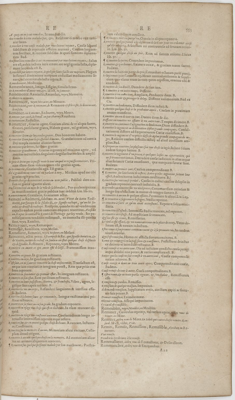 1606 - David Douceur - Trésor de la langue française - BnF 1606 - David Douceur - Trésor de la langue française - BnF