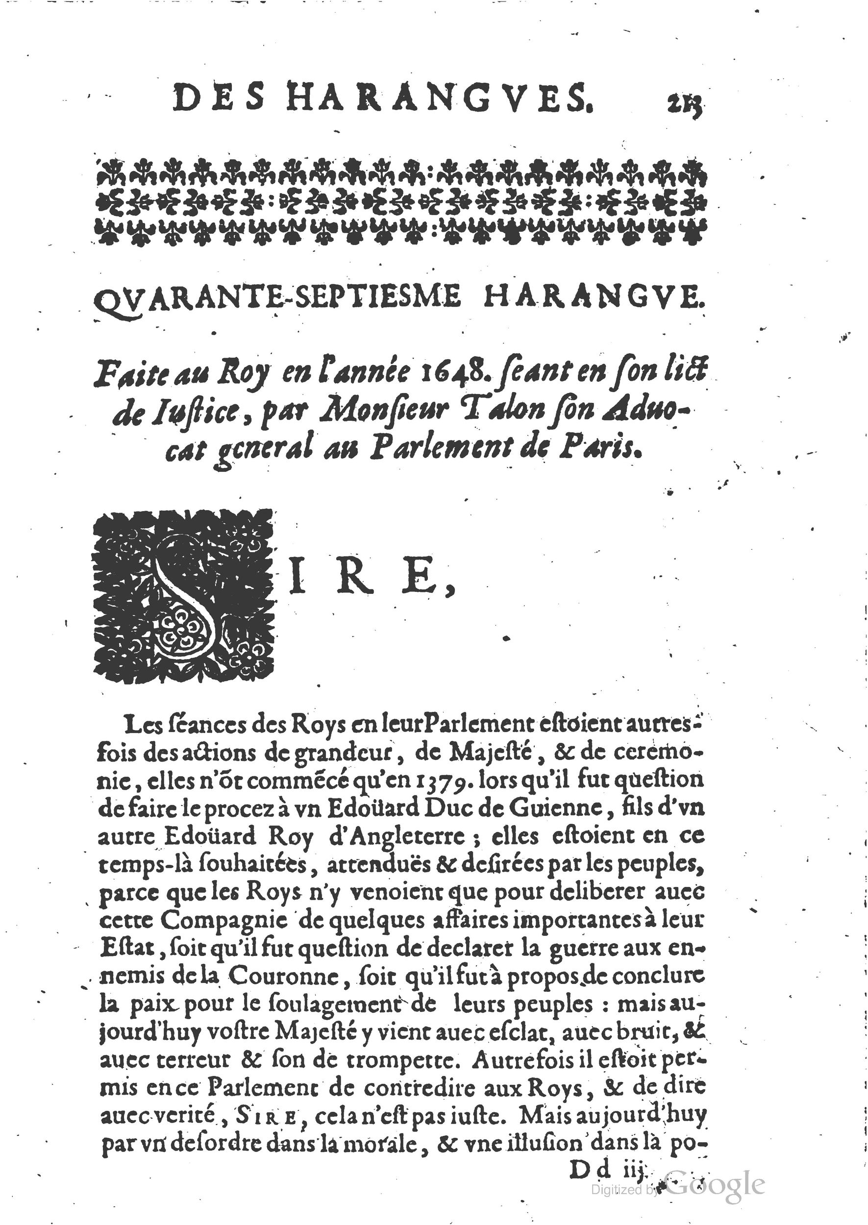 1654 Trésor des harangues, remontrances et oraisons funèbres Robin_BM Lyon_Page_232.jpg