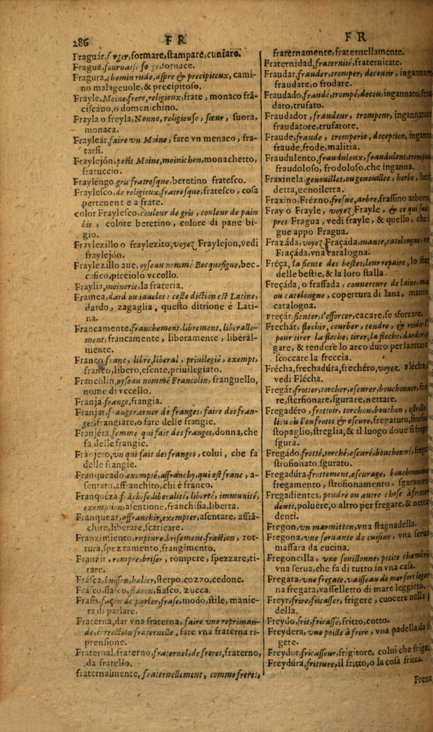 1617 - Samuel Crespin - Trésor des trois langues espagnole, française et italienne (Première partie) - Regensburg