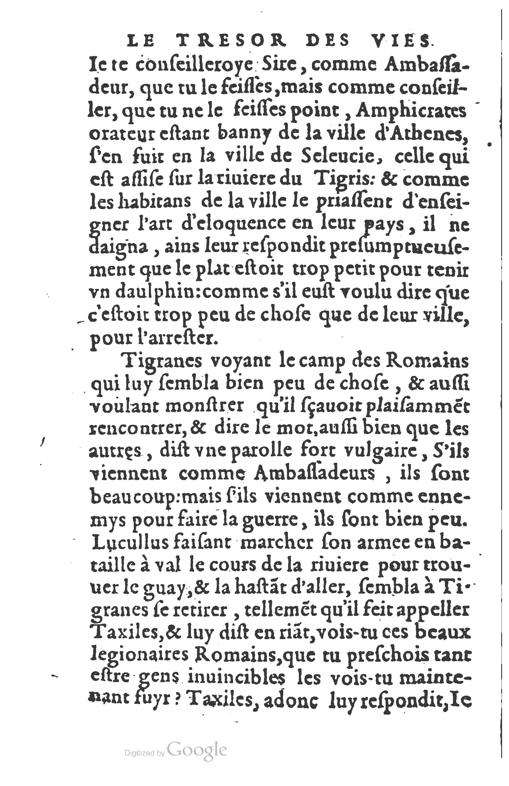 1577 - Claude Micard - Trésor des vies de Plutarque - BSB Munich 1577 - Claude Micard - Trésor des vies de Plutarque - BSB Munich