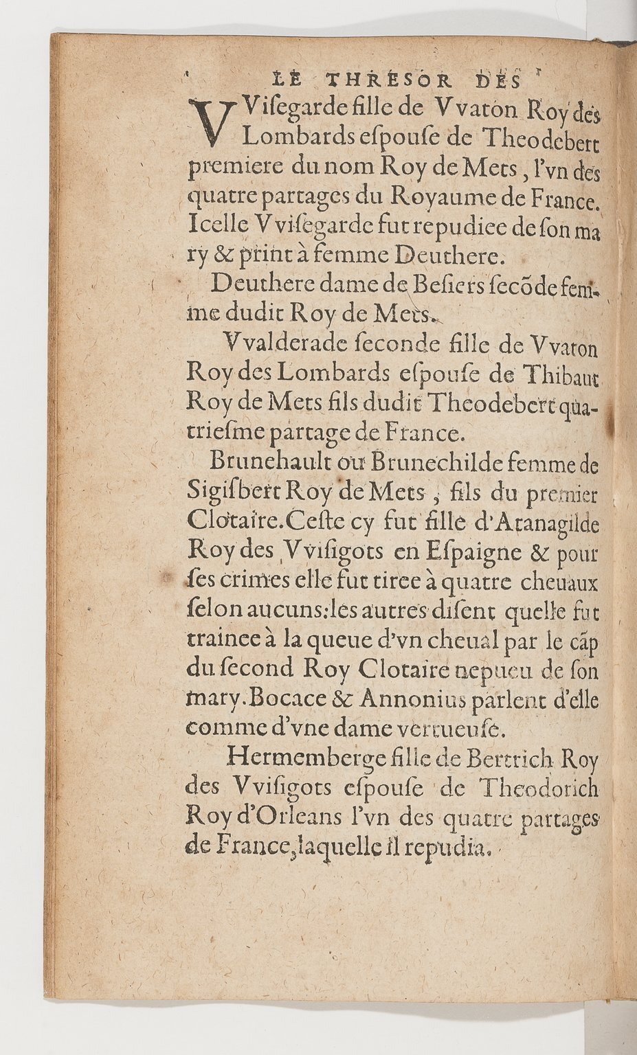 1583 - Galiot Corrozet - Trésor des histoires de France - BnF