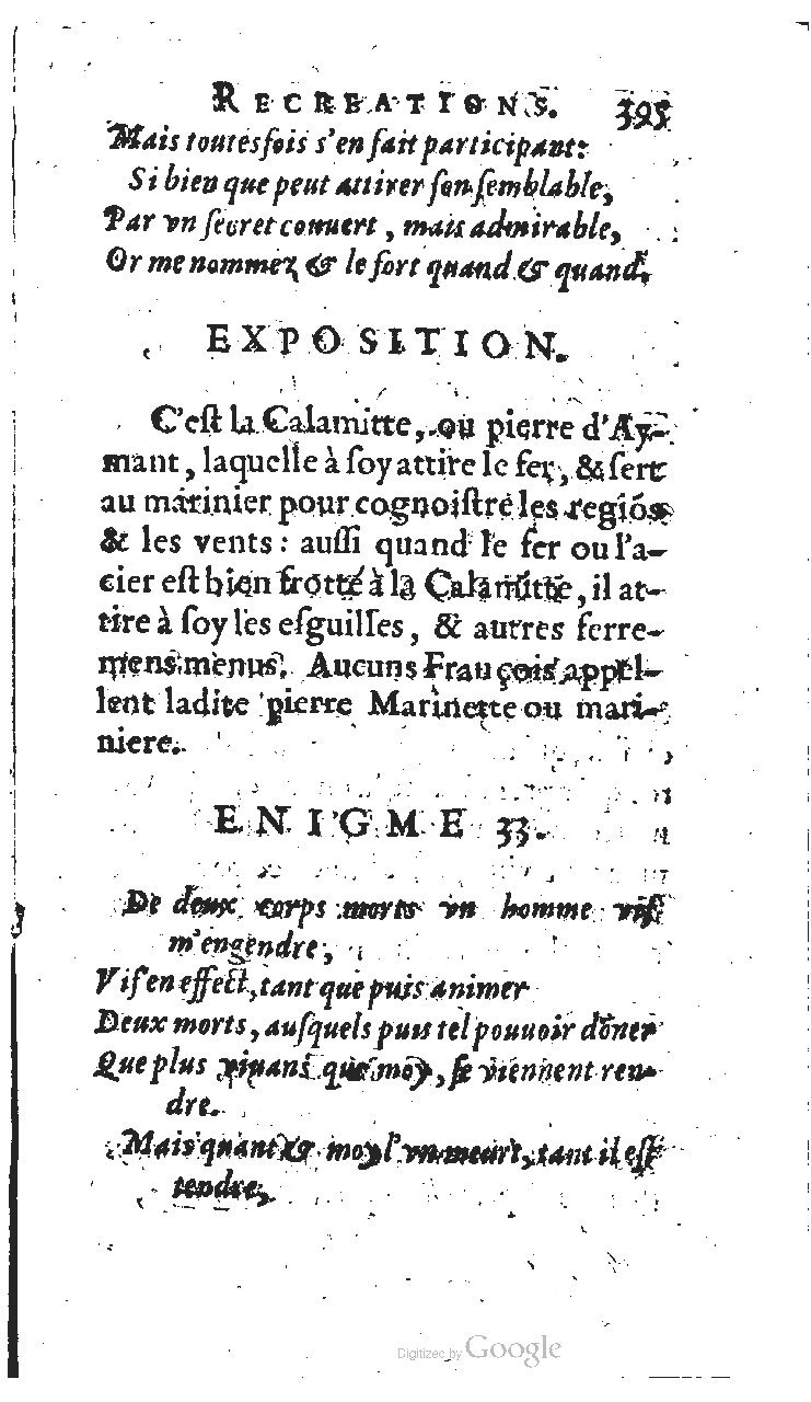 1627 - Jean Delamare - Trésor des récréations - BSB Munich