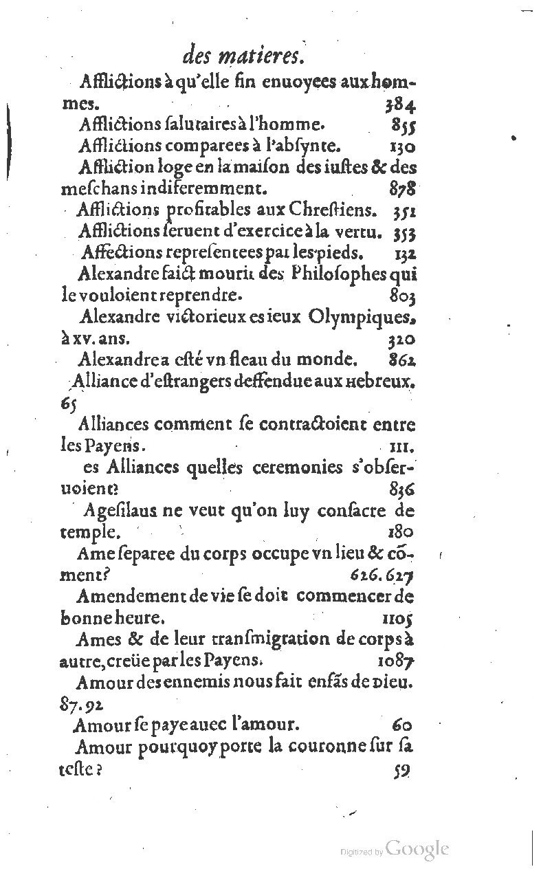 1607 - Nicolas Du Fossé - Trésor quadragésimal - T 01 - BM Lyon