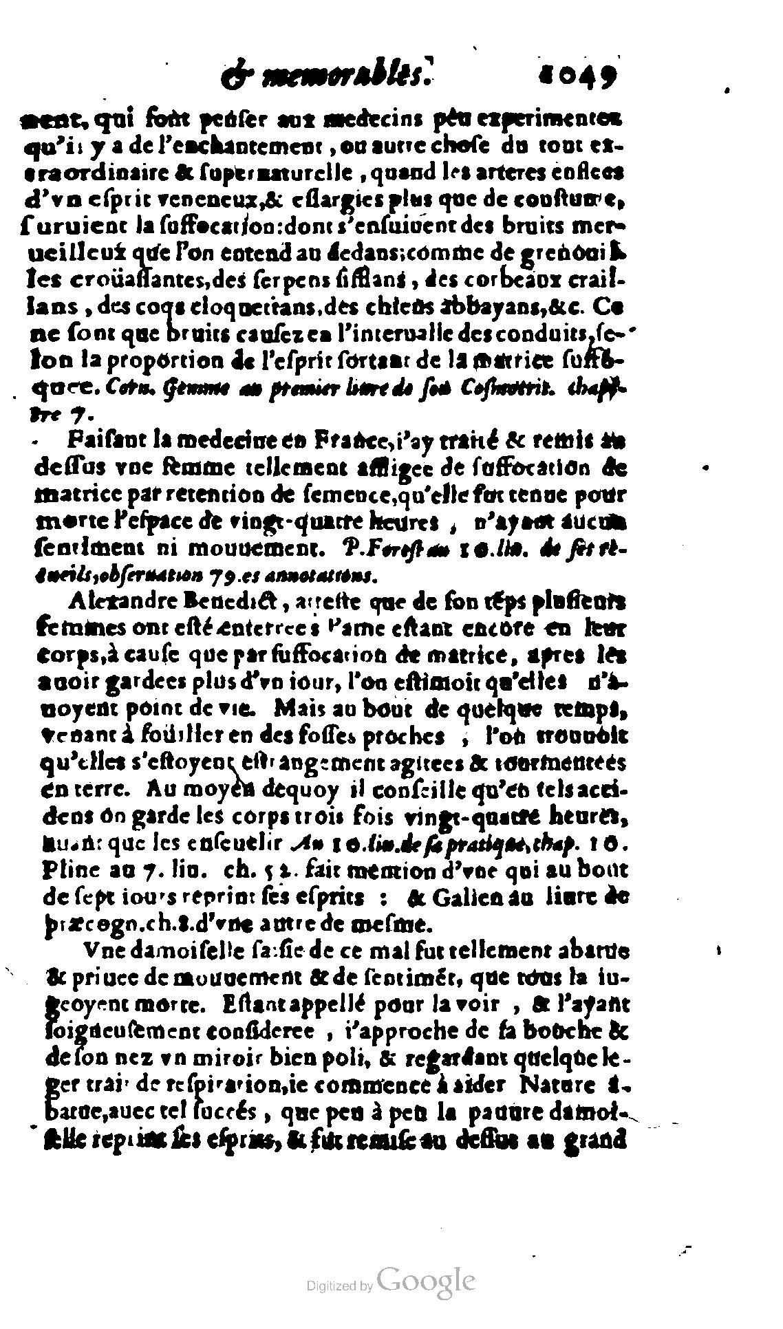 1620 - Samuel Crespin - Trésor d’histoires admirables et mémorables - BCU Lausanne