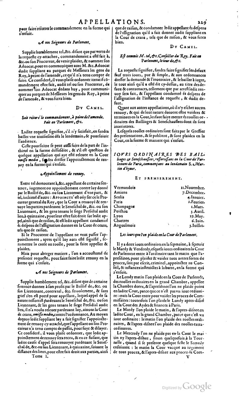 1629 - Veuve Nicolas Buon - Trésor du droit français (29620 T. 1) - BM Lyon