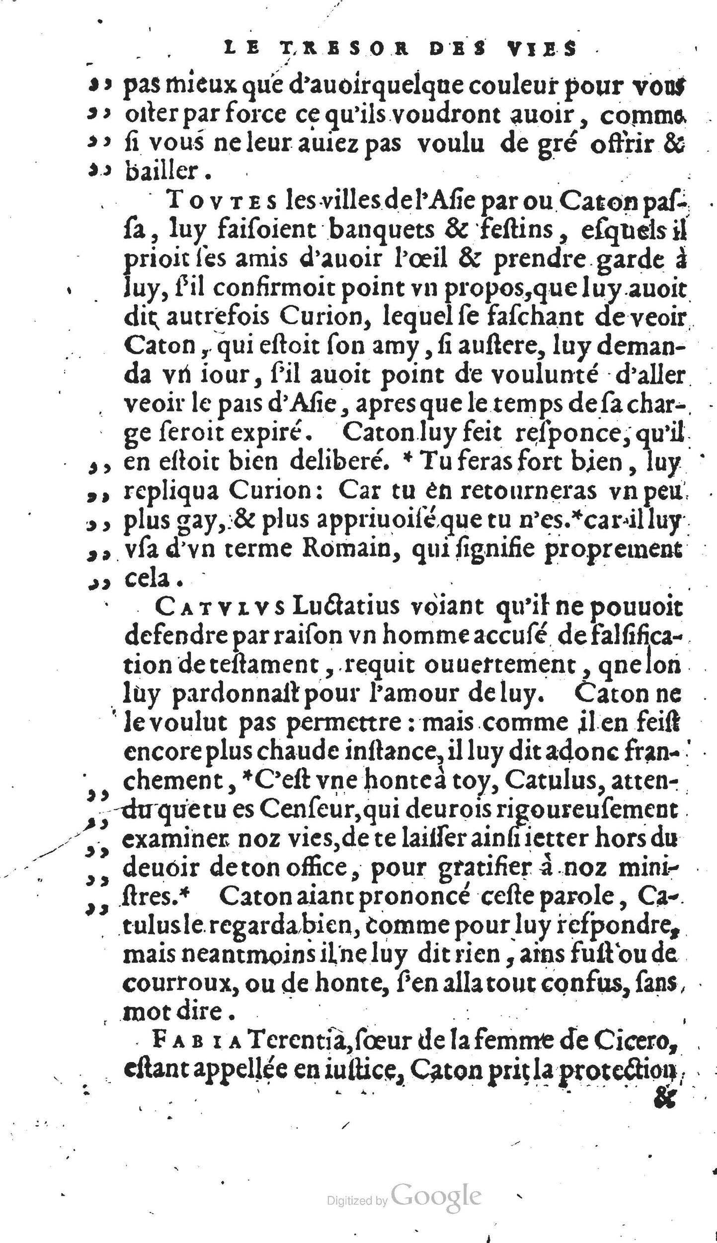 1567 - Willem Silvius - Trésor des vies de Plutarque - Anvers Musée Plantin-Moretus