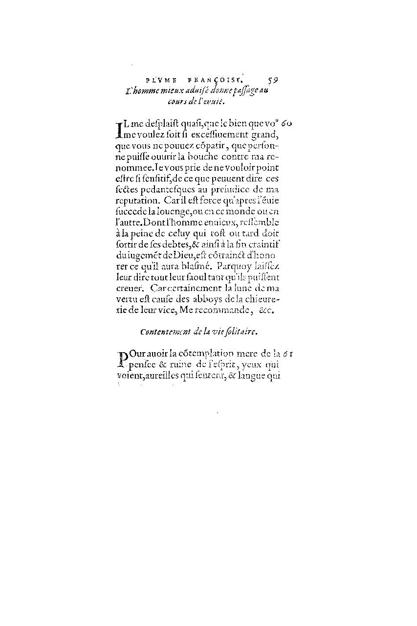 1572 - Nicolas Du Chemin - Finances et Trésor de la plume française - BM Lyon