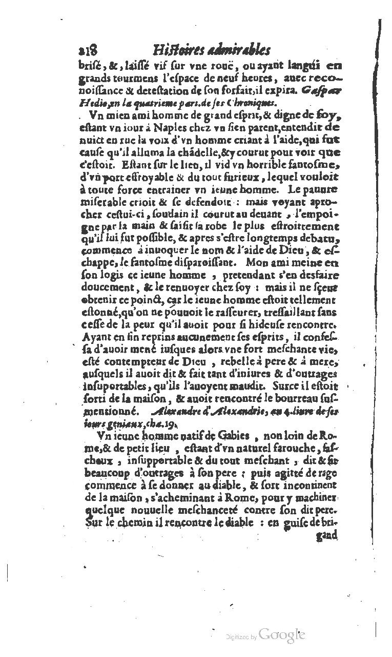 1610 - Paul Marceau - Trésor d’histoires admirables et mémorables - BSB Munich 1610 - Paul Marceau - Trésor d’histoires admirables et mémorables - BSB Munich