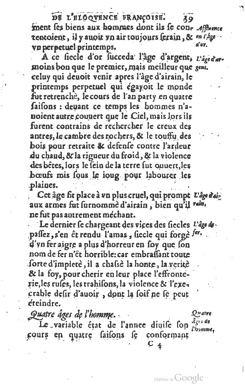 1610 - Louis Coste - Trésor de l’éloquence française (Seconde partie) - BM Lyon