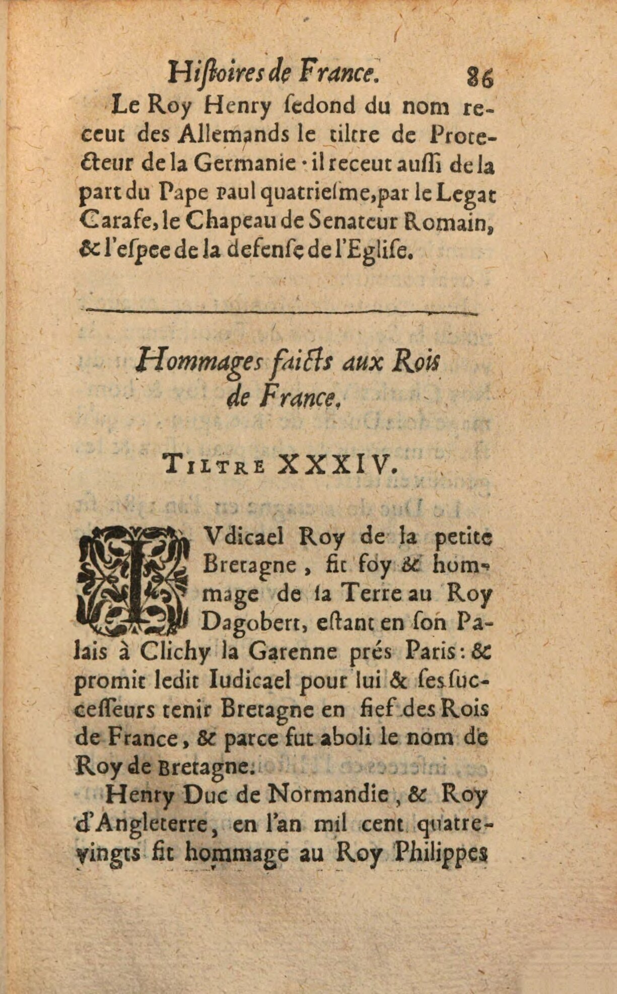 1639 - Jean Corrozet - Trésor des histoires de France - BSB Munich 1639 - Jean Corrozet - Trésor des histoires de France - BSB Munich