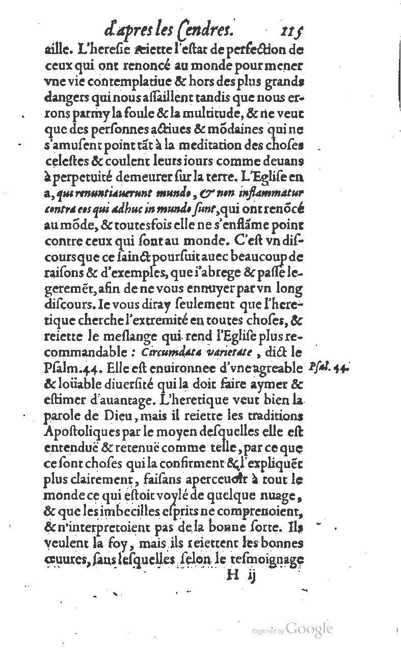 1607 - Nicolas Du Fossé - Trésor quadragésimal - T 01 - BM Lyon